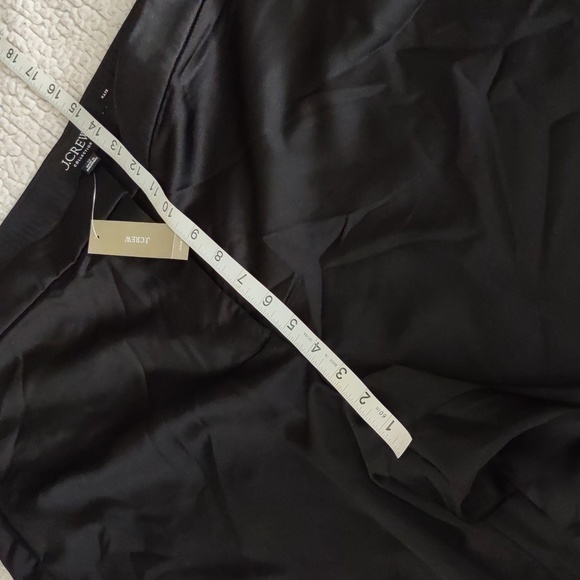 NWT J. Crew Collection 18 Kate Full Length Straight Leg Structured Satin Pant - Picture 9 of 12